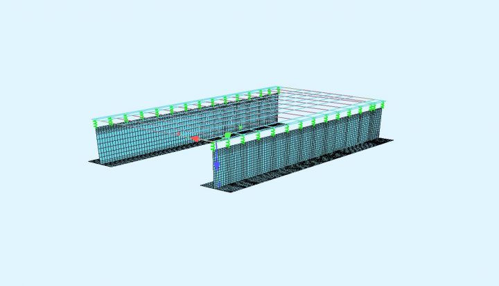 SECOND STAGE: CAST MULTICELL PRESTRESSED BOX GIRDER